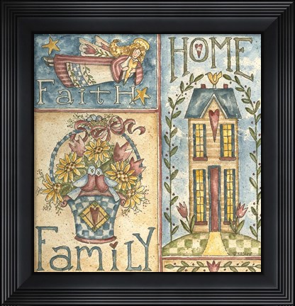 Framed Faith - Family - Home Print