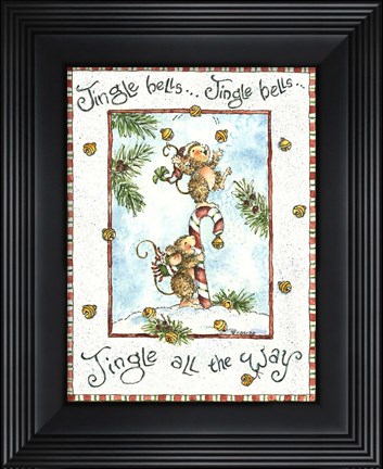Framed Jingle All The Way Print