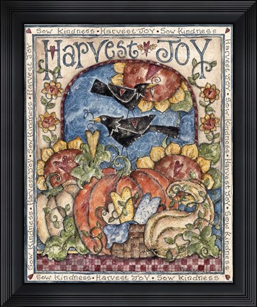 Framed Harvest Joy Print