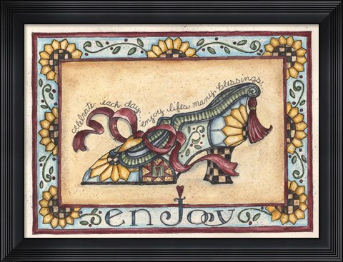 Framed Enjoy Print