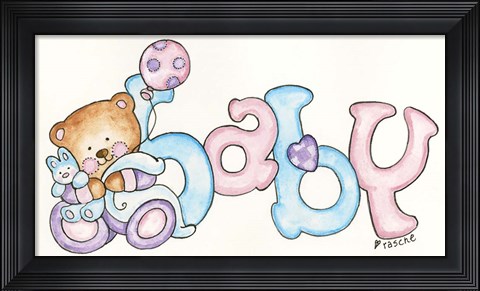Framed Baby Print
