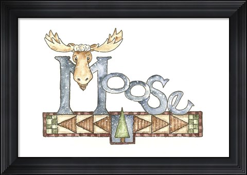 Framed Moose Print
