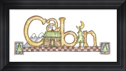 Framed Cabin Print