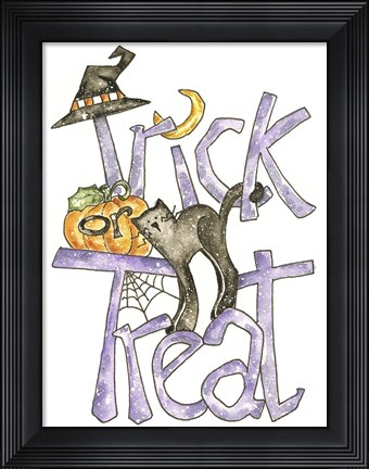 Framed Trick Or Treat Print