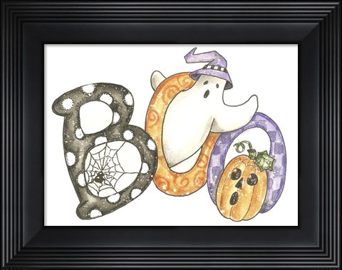Framed Boo Print