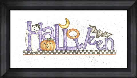 Framed Halloween Print