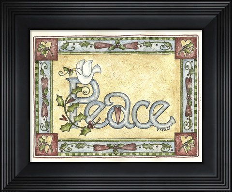 Framed Peace Print