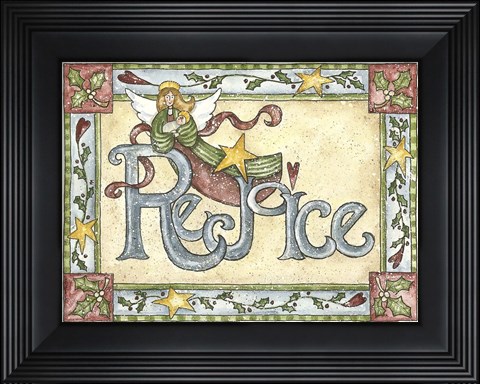 Framed Rejoice Print