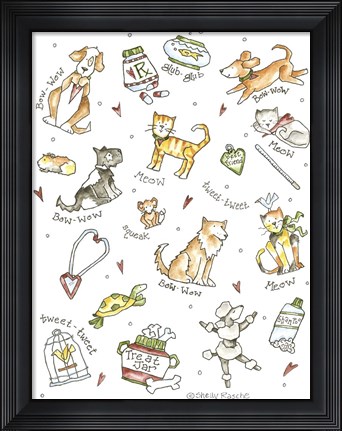 Framed Vet Art Print