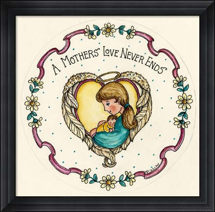 Framed Mother&#39;s Love 1 Print