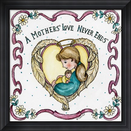 Framed Mother&#39;s Love 2 Print