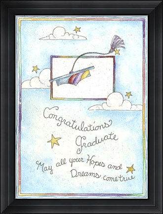 Framed May All Your Hopes Print