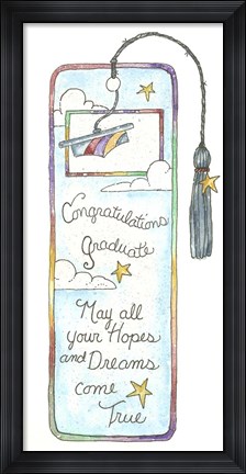 Framed May All Your Hopes Bookmark Print