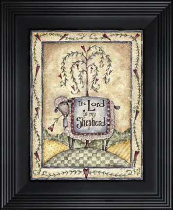 Framed Lord Is My Shepherd Print