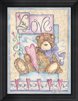Framed Love Bear Print