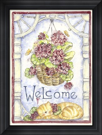 Framed Welcome Print