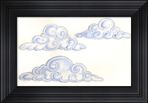 Framed Clouds Print