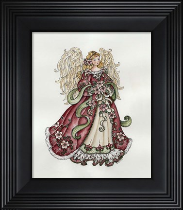 Framed Christmas Angel Print