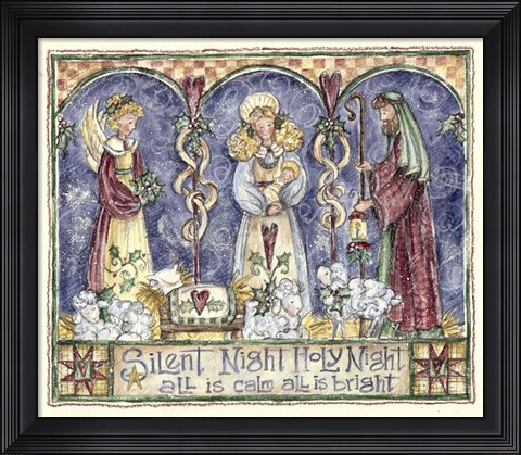 Framed Silent Night 300 Print