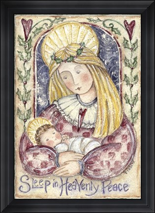 Framed Sleep In Heavenly Peace Print