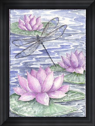 Framed Dragonfly Print