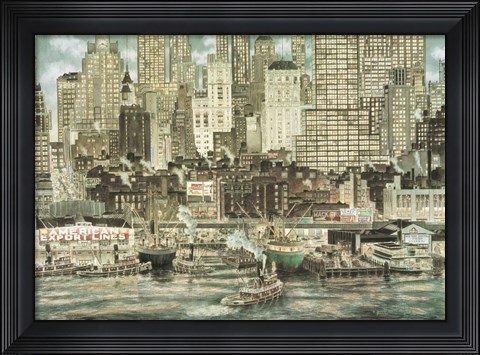 Framed Celebration Of Light Print