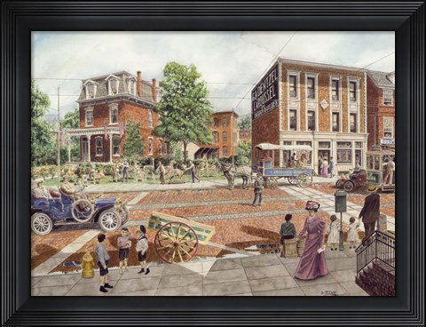 Framed 4Th Of July, Denzels Workshop Print