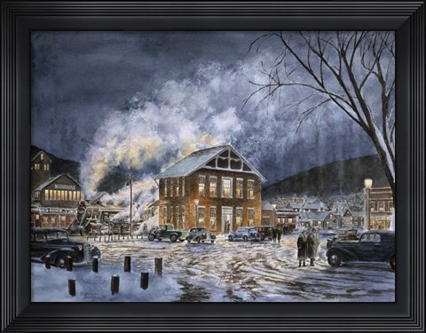 Framed North Field, VT.,  c.1940 Print