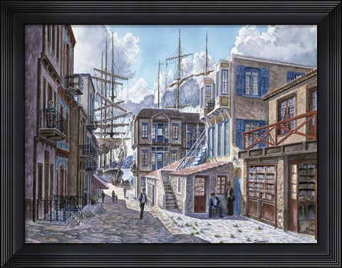 Framed St. Of The Tall Ships Print