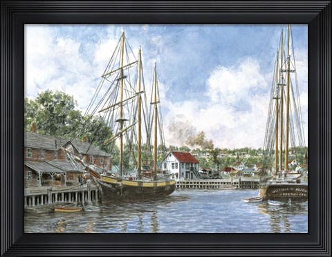 Framed Marshall Toothpick Factory Print