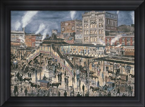 Framed Greely Square, N. Y. C.  , c.1896 Print