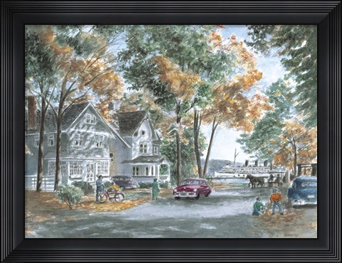 Framed Autumn On Gwenn Dr. Print