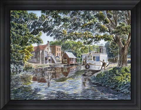 Framed Excursion Boat Print