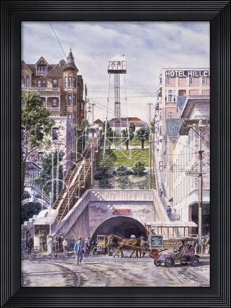 Framed Angel&#39;s Flight, c.1906 Print