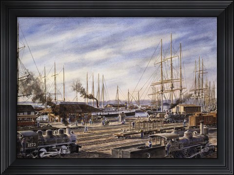 Framed San Pedro Sunrise #2 Print
