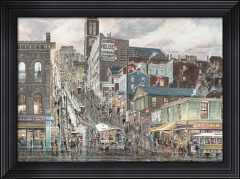 Framed KearNYSt., San Francisco Print