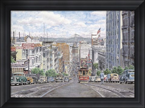 Framed Down California Print