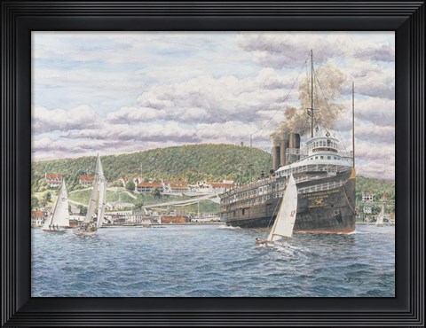 Framed Greater Detroit Print