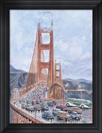 Framed Golden Gate Bridge Print