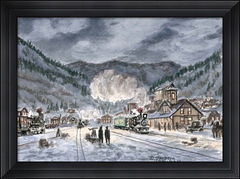 Framed Home For The Holidays Print