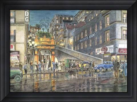 Framed Flight By Night Print