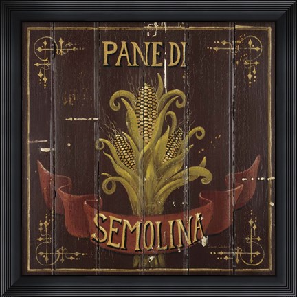 Framed Semolina Print