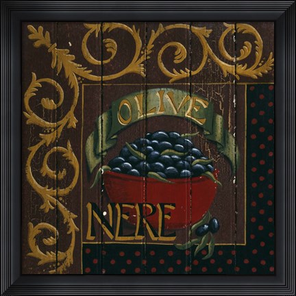 Framed Olives Print