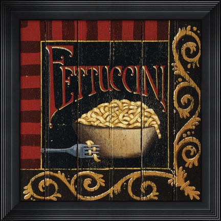 Framed Fettuccini Print