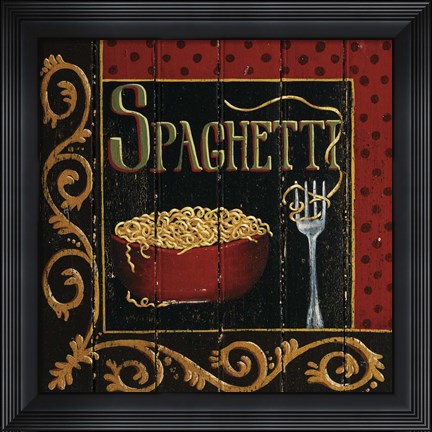 Framed Spaghetti Print