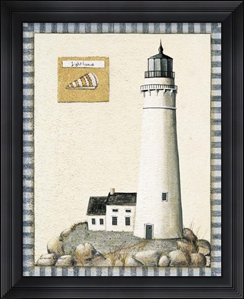 Framed Lighthouse Print