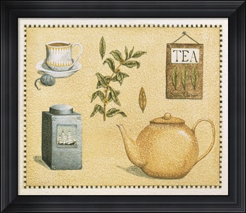 Framed Tea Print