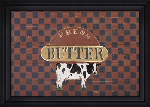 Framed Butter Print