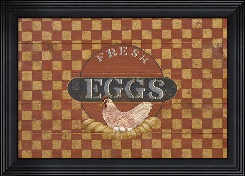 Framed Eggs Print