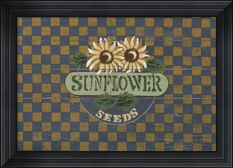 Framed Sunflower Print